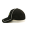 Chapeau construit réglable de sport de broderie de logo de coton fait sur commande plat de casquettes de baseball