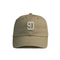 Le panneau fait sur commande du sergé 6 de coton a structuré la casquette de baseball de sports avec le logo de la broderie 3d