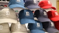 Ace 6 lambrissent le chapeau fait sur commande de papa de coton de logo de la broderie 3d de chapeau de base-ball