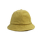 Couleur pure simple unisexe de la taille de chapeau de seau de broderie de modèle mignon de coton 56-58cm