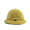 Couleur pure simple unisexe de la taille de chapeau de seau de broderie de modèle mignon de coton 56-58cm