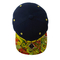 La coutume sublimée a imprimé le chapeau de Hip Hop Snapback de bord avec la broderie 3D