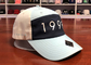 Logo 1998 doux noir et blanc d'impression de chapeaux de papa de base-ball d'OEM tissant la boucle en plastique