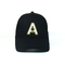 Le logo fait sur commande de broderie a courbé le polyester de casquette de baseball de Bill/matériel de coton