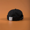 Chapeaux roulés brodés de haute qualité, chapeaux en plastique adaptés aux besoins du client de docker de boucle, chapeaux sans bord noirs lavés