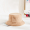 Faux chaud Mink Fur Bucket Hat de peluche d'hiver de 58cm