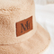 Faux chaud Mink Fur Bucket Hat de peluche d'hiver de 58cm