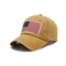 Le chapeau de papa de panneau du bord incurvé par camionneur six a brodé le logo des Etats-Unis