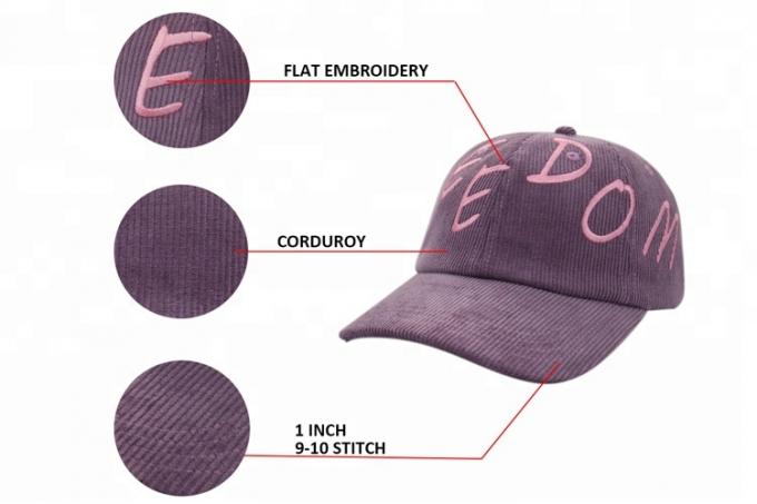 Jaunissez le chapeau de Snapback de panneau des filles 5/le modèle de chapeaux de Snapback brodé par coutume tout simplement