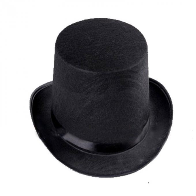 Chapeau supérieur dur classique, chapeau supérieur de Steampunk de laine pure de 100%