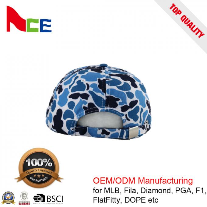 Camo Headwear du CÆ de chapeaux a imprimé de casquettes de baseball d'OEM/ODM sports