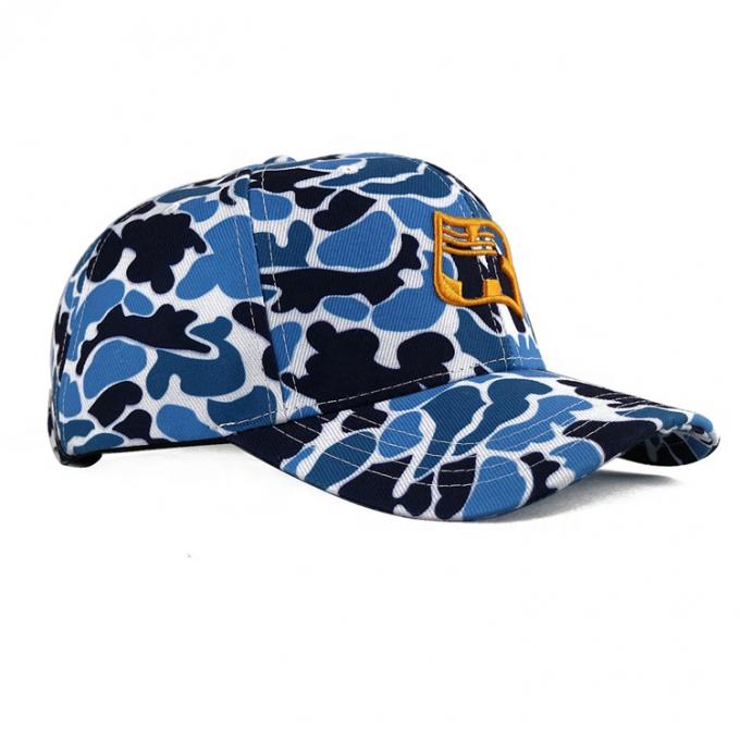 Camo Headwear du CÆ de chapeaux a imprimé de casquettes de baseball d'OEM/ODM sports