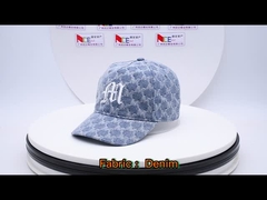 Nouveau casquette de baseball de denim de coton lavée de la conception 2023 par coton 100% avec le logo brodé