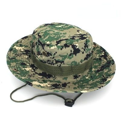 Camouflage militaire Mesh Boonie Bucket Cap For chassant augmentant s'élever