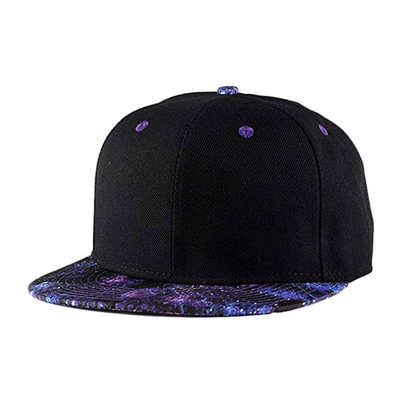 Broderie de casquette Snapback à bord plat personnalisée