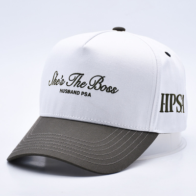 Unisexe deux couleurs bonnet de base-ball bonnet personnalisé gorras brodé logo snapback sports bonnet de base-ball pour homme