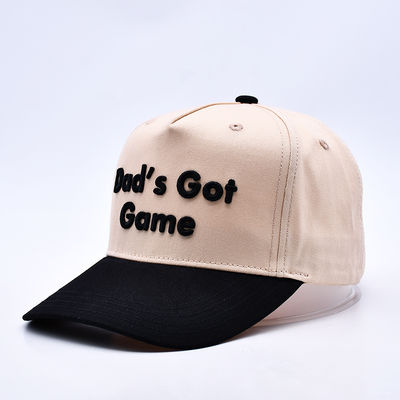 Casquettes de baseball originales sport 5 panneaux avec logo sportif brodé en 3D de haute qualité et personnalisable