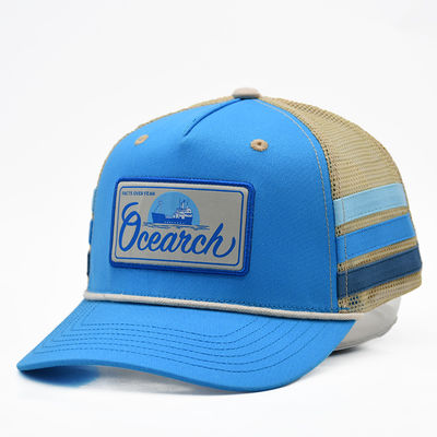 Casquette de camionneur australienne personnalisée de haute qualité 100% coton avec bande latérale et logo brodé. Créez votre propre style unique de chapeau de camionneur.