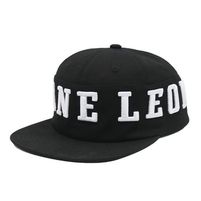 Casquette Hip Hop Snapback à Visière Plate 6 Panneaux de Haute Qualité, Casquette Snapback Broderie 3D Personnalisée, Fournisseur de Casquettes Snapback