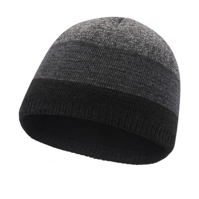 Bonnet unisexe taille universelle chapeau en tricot chaud pour l'hiver pour hommes femmes bonnets de logo personnalisés en gros