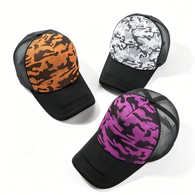 Capuchon de camionneur de haut profil réglable snapback conception de maille respirante parfaite pour toutes les saisons activités extérieures et intérieures