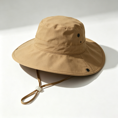 Chapeau à seau de pêche recyclé en tissu polyester 100% léger, respirant, confortable, protection solaire extérieure