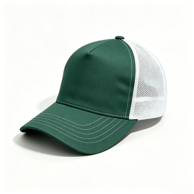 Offert par OEM 5 panneaux Trucker Cap Durable 5 panneaux Design Mesh Back Trucker Cap Idéal pour les occasions occasionnelles et les événements d'entreprise