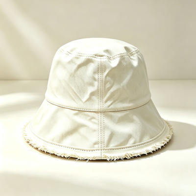 Chapeau de pêcheur à large bord avec logo personnalisé, chapeau de pêcheur en coton, idéal pour la protection solaire pendant les activités de plein air