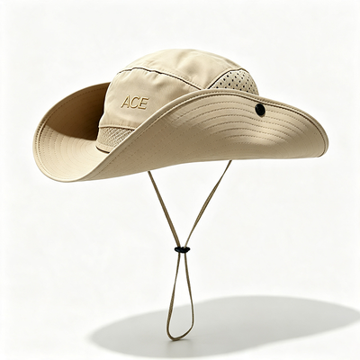 Chapeau Bob Léger et Respirant pour l'Extérieur avec Large Bord pour la Protection Solaire, Idéal pour la Randonnée, le Camping et la Pêche