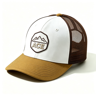 6 Panneau Trucker Mesh Cap Respirable Léger Ajustable Snapback Bon choix pour le travail en plein air et les sorties occasionnelles