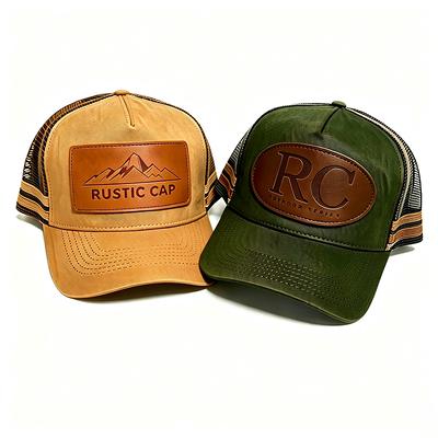 Casquette trucker à 6 panneaux avec dos en maille respirante, fermeture à pression réglable, idéale pour les événements et les uniformes