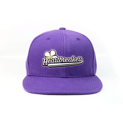 L'acrylique de 100% a personnalisé les chapeaux de Snapback/le chapeau et le chapeau de Snapback logo de broderie