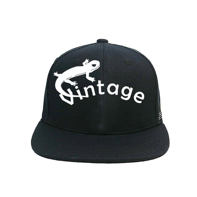 Chapeau et chapeau plats de campeur de panneau des chapeaux 5 de Snapback de bord de logo de broderie