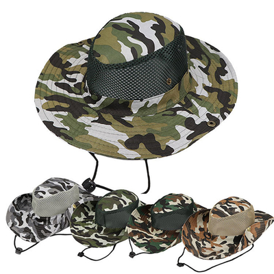 Le chapeau militaire de seau de panneau multi imprimé par Digital camouflent le chapeau de Boonie