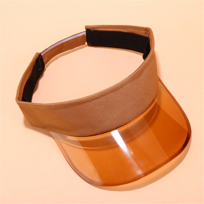 Le chapeau réglable vert de pare-soleil avec UV50+ a coloré la bande élastique de jacquard
