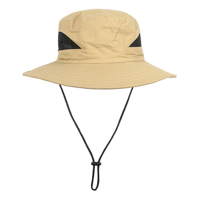 chapeau extérieur de 58cm Sun avec le chapeau large pliable de seau de pêche de bord de protection