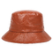 Boucle de ressort de couleur solide d'unité centrale de Hat de pêcheur de similicuir