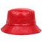 Boucle de ressort de couleur solide d'unité centrale de Hat de pêcheur de similicuir