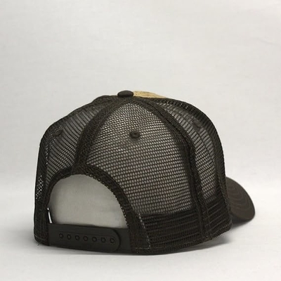 Sergé fait sur commande adulte Mesh Adjustable Truck Sport Cap de chapeau de camionneur de panneau de Logo Cork 5 58CM