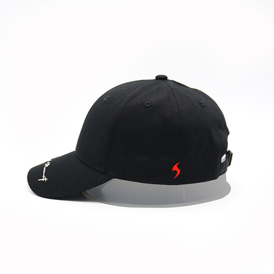 Adaptez panneaux aux besoins du client unisexes extérieurs brodés plats de Fasion de casquettes de baseball les 6