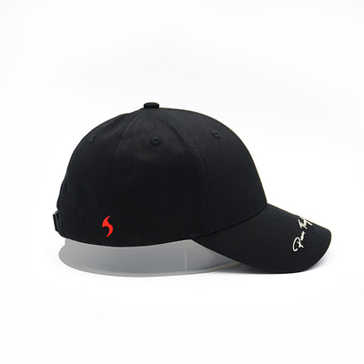 Adaptez panneaux aux besoins du client unisexes extérieurs brodés plats de Fasion de casquettes de baseball les 6