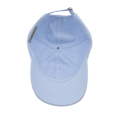 Tissu commun blanc simple réglable du panneau 56cm de la casquette de baseball 6