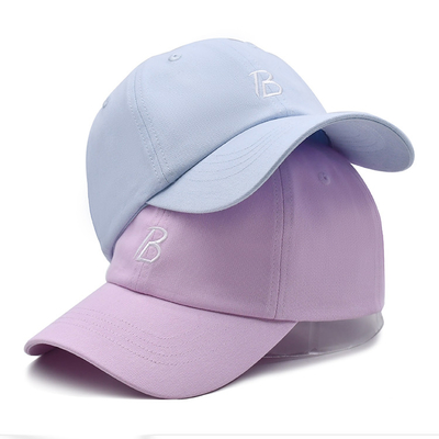 Mode simple réglable brodée de casquette de baseball de chapeaux de base-ball de 6 hommes de panneau