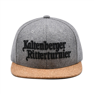 Chapeau unisexe de Snapback de 6 panneaux de bord de Gery 56cm de Snapback de chapeaux de rue plate de broderie