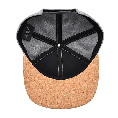 Chapeau unisexe de Snapback de 6 panneaux de bord de Gery 56cm de Snapback de chapeaux de rue plate de broderie