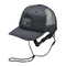 Polyester noir Mesh Back Embroidered Custom Logo de chapeau de camionneur de sport de 5 panneaux