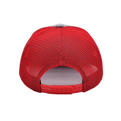 Le chapeau fait sur commande de camionneur de 6 panneaux a brodé Logo Polyester Mesh Hat