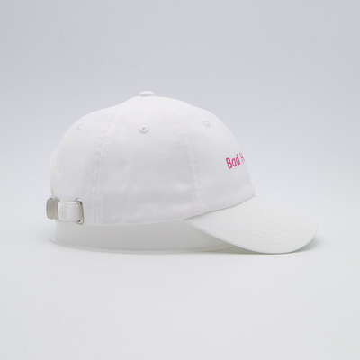 Broderie faite sur commande Logo Baseball Cap, courroie mentale de 6 panneaux d'OEM de sports en plein air de femmes d'hommes