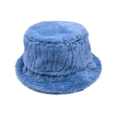 Chapeau extérieur épaissi de bassin d'Autumn Winter Warm Bucket Cap de loisirs de mode de chapeau de seau de peluche nouveau