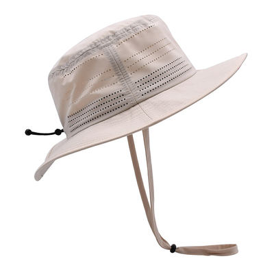 Chapeau extérieur de seau de cordon pêchant le chapeau pour des activités en plein air